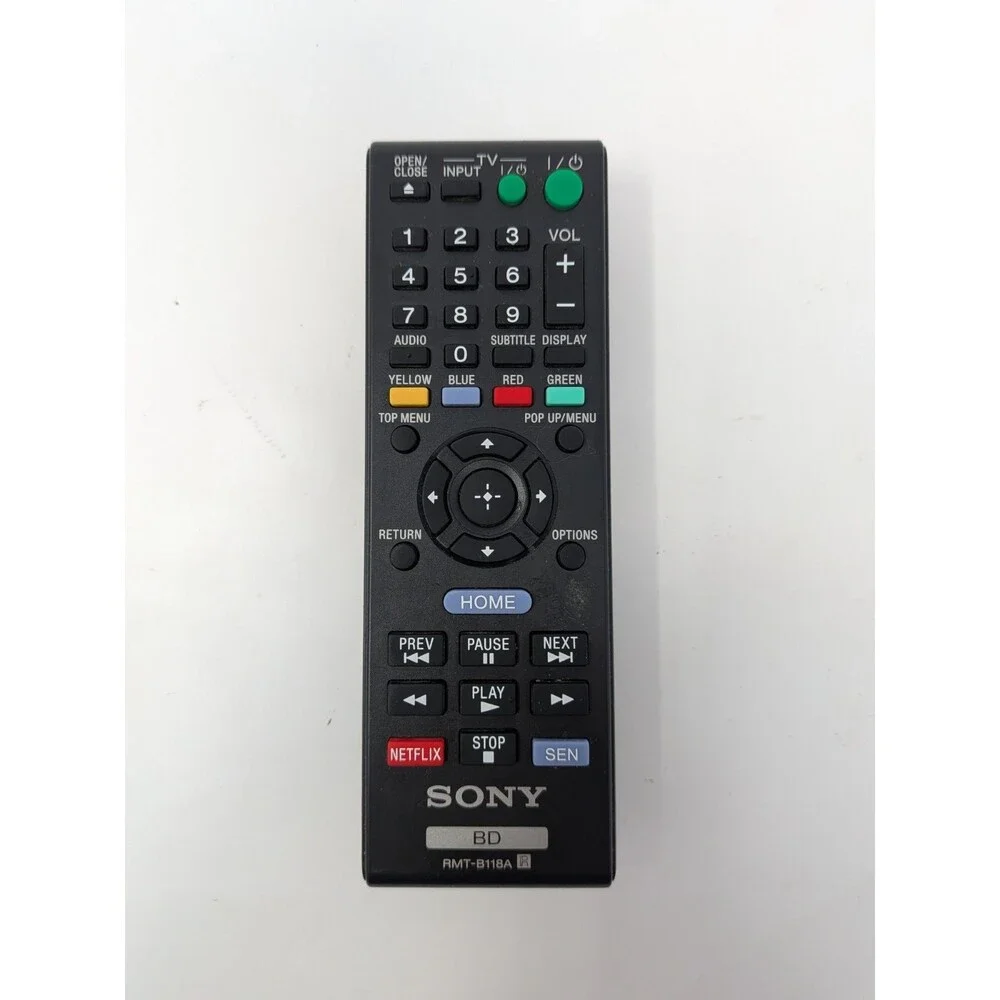 Sony RMT-B118A Genuine OEM Blu-Ray Remote BDP-S185 BDP-BX18 BDP-S1100